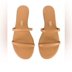 Tkees Gemma Sandal in Coco Butter Size 10 EUC